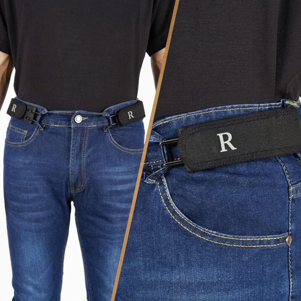 Tactical Rove™ Metal Hook Elastic Belt (Unisex) - Patented No - Buckle Invisible Design | Soft Adjustable Side
