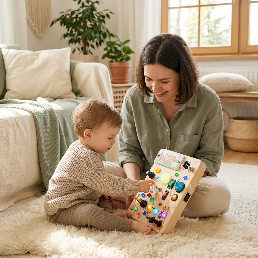 Rove Sensory Busy Board for Toddlers